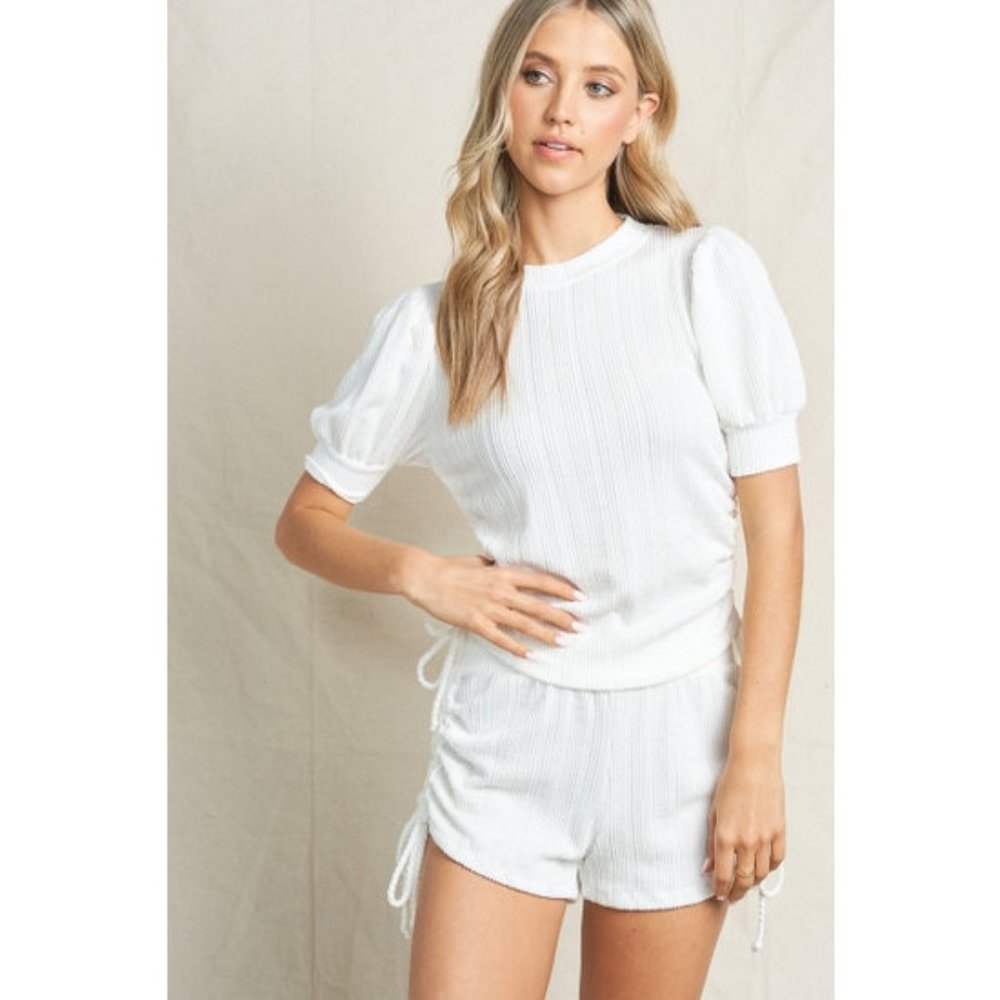 Top and short set